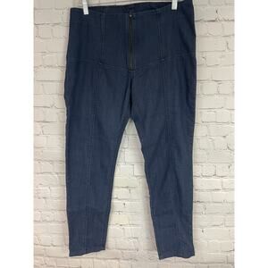 Prairie Underground Denim Skinny Legging Cropped Pants Large